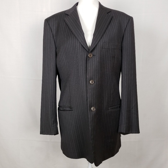Valentino Other - Valentino Pinstripe 3 Button Blazer
